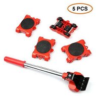 Detailed information about the product 5pcs New Heavy Duty Furniture Lifter Transport Tool Furniture Mover set 4 Sliders 1 Wheel Bar for Lifting Moving Furniture Helper
