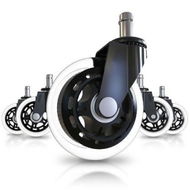 Detailed information about the product Please Correct Grammar And Spelling Without Comment Or Explanation: 5 Pcs Office Chair Caster Wheels Heavy Duty And Safe For All Floors Including Hardwood Rollerblade Style W/ Universal Fit.