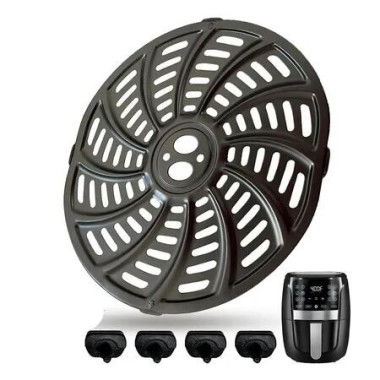 5QT Air Fryer Replacement Tray for Gourmia GAF556 Air Fryers, Upgraded Nonstick Air Fryer Grill Crisper Plate