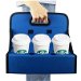 6-Cup Holder with Handle for Cup Caddy Portable Drink Carrier or Cans Reusable, Folds Flat, Carry Coffee, Hot and Cold Beverages (Blue-Cup Not Included). Available at Crazy Sales for $29.99
