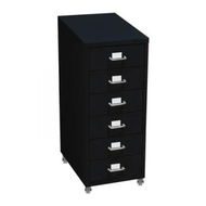 Detailed information about the product 6 Drawer Office Cabinet Drawers Black