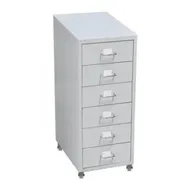 Detailed information about the product 6 Drawer Office Cabinet Drawers White