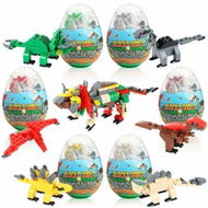 Detailed information about the product 6 Easter Dinosaur Eggs Dino Eggs With Dinosaurs Building Blocks STEM Dinosaur Toys For Kids Surprise Easter Eggs Easter Basket