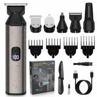 Detailed information about the product 6 in 1 Cordless Grooming Kit Beard Trimmer for Men,Electric Hair Clipper Razor,Shaving for Mustache Body Nose Ear Hair Trimmer Waterproof