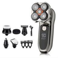 Detailed information about the product 6-in-1 Electric Head Shaver for Bald Men Waterproof Cordless Razor for Bald Head Hair Shaving with 5 Floating Heads