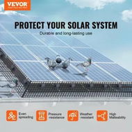 Detailed information about the product 6 in x 100ft Solar Panel Bird Guard Critter Guard Roll Kit 60pcs Fasteners