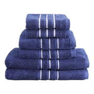 Detailed information about the product 6 Pack Bath Towels Set Cotton Towel Navy