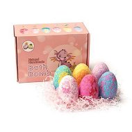 Detailed information about the product 6 Pack Pink-Bubble Bath Bombs with Suprise Toys Gifts Inside,Natural Organic Bath Bomb Princess Easter Egg Valentines Christmas Birthday Gift