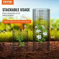 Detailed information about the product 6 Pack Plant Protector from Animals 320mm Dia. x 355mm H Metal Plant Cage