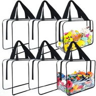 Detailed information about the product 6 Pack Toy Storage Organizer Bags,Waterproof Storage Organizer Bags with Clear PVC Zipper,For Travel Organizer, Plush Toy Storage Size L