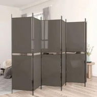 Detailed information about the product 6-Panel Room Divider Anthracite 300x200 cm Fabric