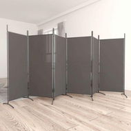 Detailed information about the product 6-Panel Room Divider Anthracite 520x180 Cm Fabric