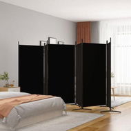 Detailed information about the product 6-Panel Room Divider Black 520x180 Cm Fabric