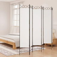 Detailed information about the product 6-Panel Room Divider White 240x200 Cm Fabric