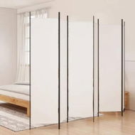 Detailed information about the product 6-Panel Room Divider White 300x200 cm Fabric