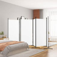 Detailed information about the product 6-Panel Room Divider White 520x180 Cm Fabric