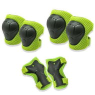 Detailed information about the product 6 PCS Kids Protective Gear Set Knee Pads For Kids Toddler With Wrist Guards 3 In 1 For Skating Cycling Bike Rollerblading Scooter (Green)