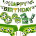 6 Piece World Cup Green Football Theme Party Tableware Decoration Set Party Decorations for Sports Events Parties Supplies. Available at Crazy Sales for $24.99