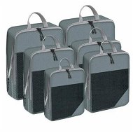 Detailed information about the product 6 Set Compression Packing Cubes for Suitcases,Travel Organizer Bags for Luggage, Travel Accessories and Essentials (Grey)