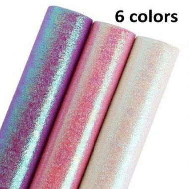 6 Sheets Of 50*70cm Single-sided Glitter Wrapping Paper. Florist Bouquet Packing Material For Wedding Valentines Day Gift Box And Christmas.