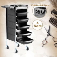 Detailed information about the product 6 Tiers Hairdresser Hair Salon Spa Trolley Beauty Storage Cart