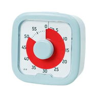 Detailed information about the product 60 Minute Visual Timer, Visual Countdown Timer for Kids, Silent Countdown Time Management Tool for Home Office, Blue