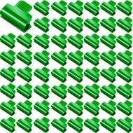 Detailed information about the product 60 Pcs Greenhouse Clamps Film Row Cover Netting Tunnel Hoop Clip Frame Shading Net Rod Clip for Season Plant Extension Support (11 mm)