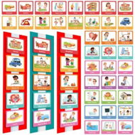 Detailed information about the product 60 Pieces Visual Schedule Cards Daily Routine Cards Home Chore Chart Autism Learning Materials Wall Kids Planner for Home School Education