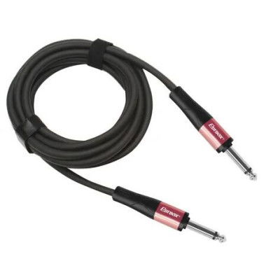 6.35mm Instrument Cable,Premium 6.35mm Mono Jack 1/4 TS Cable Unbalanced Guitar Patch Cords/Instrument Cable Male to Male(3M Red)