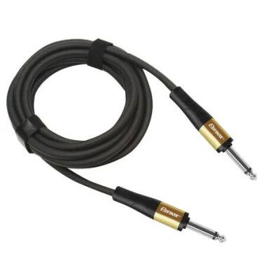 6.35mm Instrument Cable,Premium 6.35mm Mono Jack 1/4 TS Cable Unbalanced Guitar Patch Cords/Instrument Cable Male to Male(6m Gold)