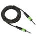 6.35mm Instrument Cable,Premium 6.35mm Mono Jack 1/4 TS Cable Unbalanced Guitar Patch Cords/Instrument Cable Male to Male(6m Green). Available at Crazy Sales for $25.95