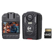 Detailed information about the product 64GB 1080P Body Camera,3000mAh Large Battery for 13 Hours Video Shooting with Audio, Night Vision Body Cam with Pre or Post Recording