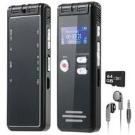 Detailed information about the product 64GB Digital Voice Recorder,Tape Recorder Audio Recording Device with Playback,3072kbps Dictaphone Sound Recorder,Password,Support TF Expansion