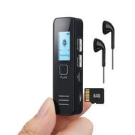 Detailed information about the product 64GB Mini Voice Recorder, Digtal Voice Recorder Spy Hidden Pocket Tape Recorder with Playback for Lectures, Meetings