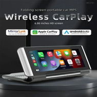 Detailed information about the product 6.86 Inch Car Player MP5 Wireless CarPlay Android Car Phone Screen Portable BT/AUX/FM Transfer Touch Foldable