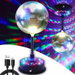6inch Rotating Mirrors Disco Ball Light Hanging Silver Glitter Ball with Rotary Motor Base 24 RGB LED Mood Lights for Party Club Stage Dance Bar. Available at Crazy Sales for $39.95