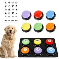 Detailed information about the product 6Pc Dog Button For Communication,Talking Button Set For Dogs 30S Recordable Pet Training With Anti-Slip Mat And 24 Scene Stickers