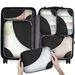 6Pc Luggage Packing Cube,Travel Storage Bag Organizer Set Mesh Visual Luggage Bag For Different Size Suitcase Black Color. Available at Crazy Sales for $29.99