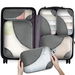6Pc Luggage Packing Cube,Travel Storage Bag Organizer Set Mesh Visual Luggage Bag For Different Size Suitcase Grey Color. Available at Crazy Sales for $29.99