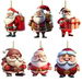 6pcs Christmas Tree Santa Claus Acrylic Pendant Funny Accessories Christmas Pendants Hanging. Available at Crazy Sales for $24.11