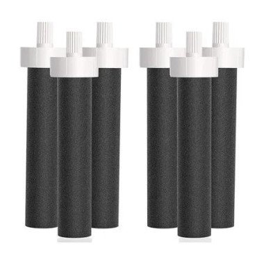 6Pcs Replacement for Brita Water Filter, Water Bottle Filter Compatible with Brita BB06 Hard Sided Sport Bottle Filter and Stainless Steel