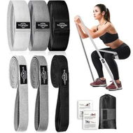 Detailed information about the product 6Pcs Resistance Bands for Working Out, Non-Slip Exercise Bands for Women and Men, Fabric Booty Bands for Home Fitness Pilates Stretching