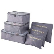 Detailed information about the product 6pcs Travel Luggage Packing Organizer Packing Cubes Luggage Organizer Bag (Grey)