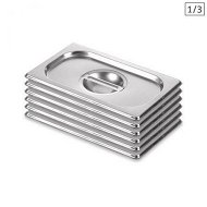 Detailed information about the product 6X Gastronorm GN Pan Lid Full Size 1/3 Stainless Steel Tray Top Cover.