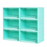 Detailed information about the product 6x Sneaker Display Case Shoe Cyan