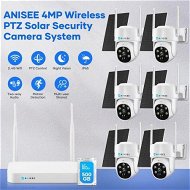 Detailed information about the product 6x Wifi Security Camera Wireless CCTV Home PTZ Outdoor Solar System 4MP 16CH NVR