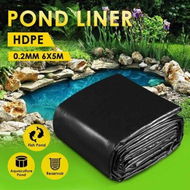 Detailed information about the product 6x5m Pond Liner HDPE Fish Waterfall Water Garden Koi Pool Skin Pad Black Fountain Landscaping Reservoir Heavy Duty 0.2mm