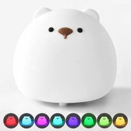 Detailed information about the product 7-Color Dimmable Bedside Night Light: Perfect for Baby Showers and Bedrooms (USB Rechargeable)