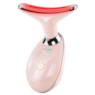 Detailed information about the product 7 Color Face and Neck Massager,Red Light Based Facial Massager for Skin Care,Firming,Smoothing (Pink)