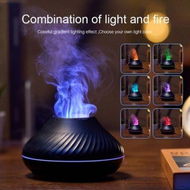 Detailed information about the product 7 Color Flame Aroma Diffuser Essential Oil Lamp USB Portable Air Humidifier With Color Night Light Fragrance Home Car Color Black